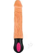 Natural Realskin Hot Cock #1 Rechargeable Warming Vibrator...