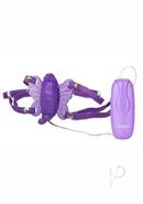 Venus Butterfly Ii Strap-on With Remote Control - Purple
