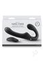 Shi/shi Mignight Rider Rechargeable Silicone Dual End Strapless Strap-on - Black