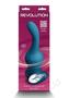 Revolution Earthquake Rechargeable Silicone Vibrator With Remote Control - Teal
